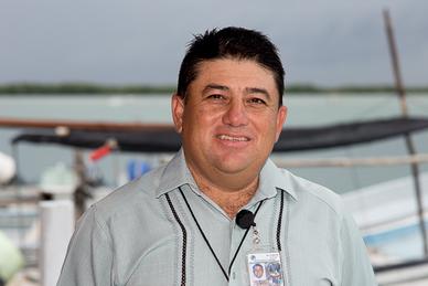 Diego Nuñez fly fishing guide Rio Lagartos,Yucatan